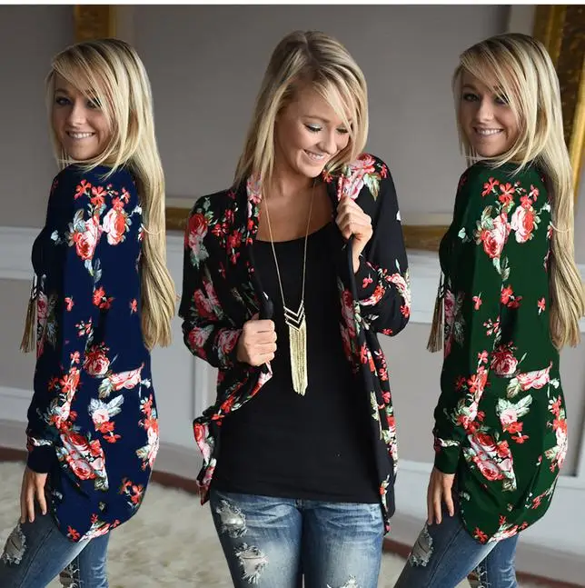 Женская Базовая куртка с длинными рукавами кардиган шаль воротник нерегулярные