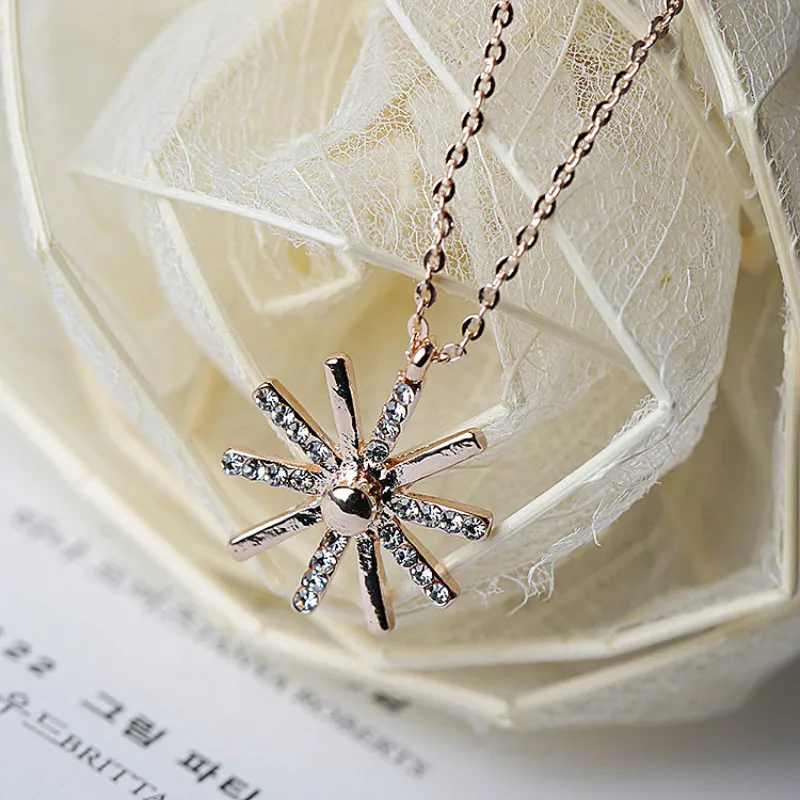 Новогодний и Рождественский подарок модное роскошное ожерелье с кристаллами