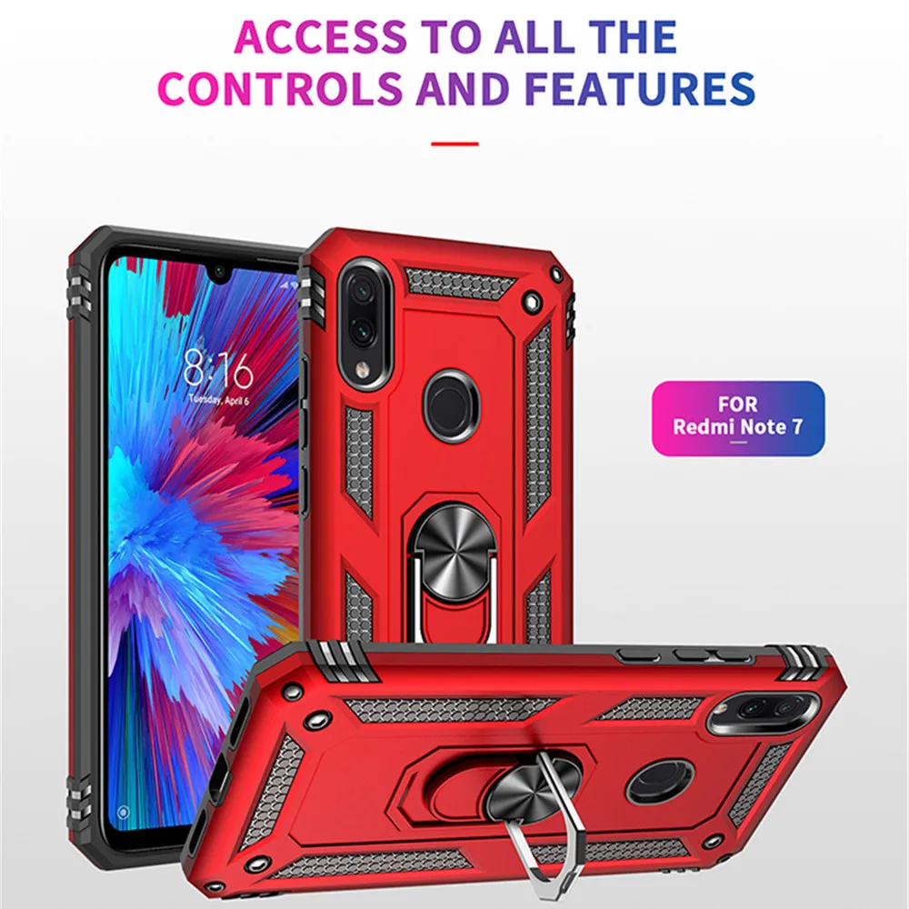 

Case for Xiaomi Redmi Note 7 Case Redmi Note 7 Pro Silicone Armor Shockproof Cover Phone Cases Luxury Xiomi Redmi Note7 Cases
