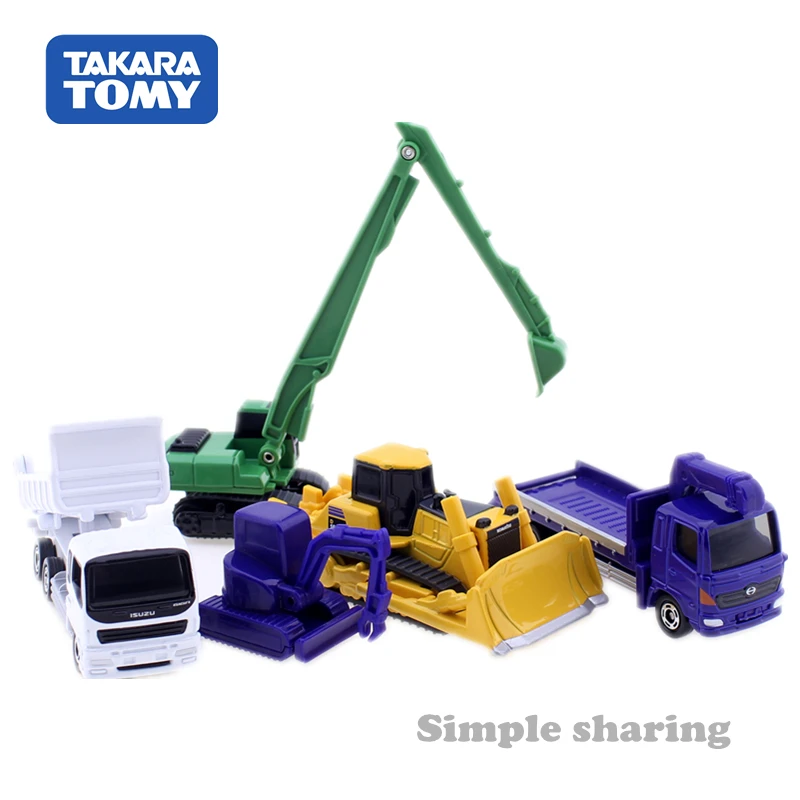 Takara Tomy Tomica модель строительной машины для литья под давлением Горячая игрушечный