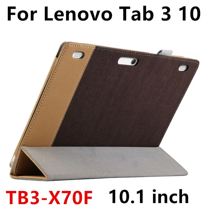 Чехол для Lenovo TAB 3 10 X70F X70N 1 дюйма защитный смарт чехол кожаный планшета