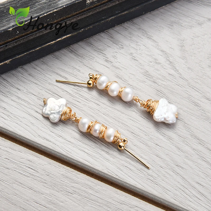 Женские серьги подвески с жемчугом серебро 925 пробы|Серьги-подвески| |