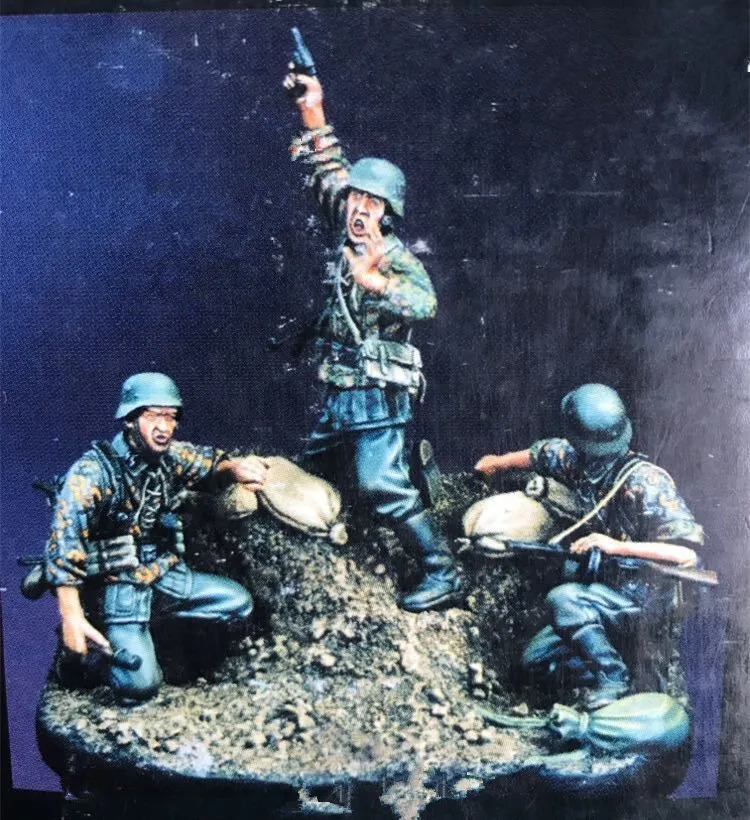 1/35 каучуковая фигурка модель комплект Unassambled Неокрашенная 00707 | Игрушки и хобби