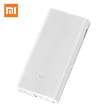 Сяо Mi Ми 20000 мАч Quick Charge Мощность Bank 2 2C Мощность Bank внешняя Батарея Dual USB Портативный Bateria наружный Портативный