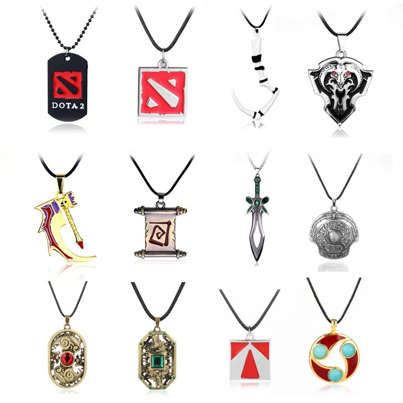 Классическая игра ювелирные изделия ожерелье Dota оружия модели подвески ожерелья