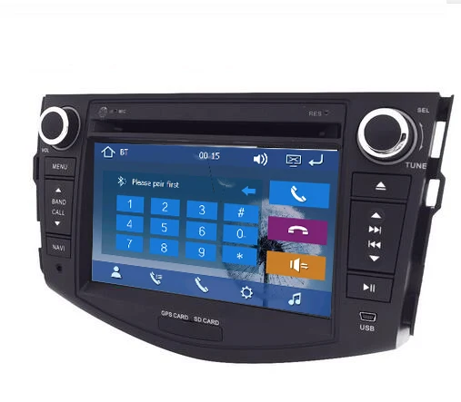 7 &quot2 din автомобильное радио rav4 в автомобильный мультимедийный плеер для Toyota RAV 4 DVD