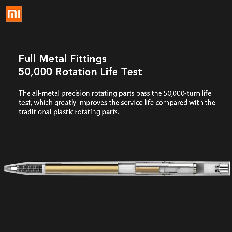 Xiaomi Youpin PinLuo гелевая ручка из карбида вольфрама шариковая ручка с надписью Twenty высокоточные процессы(черные чернила