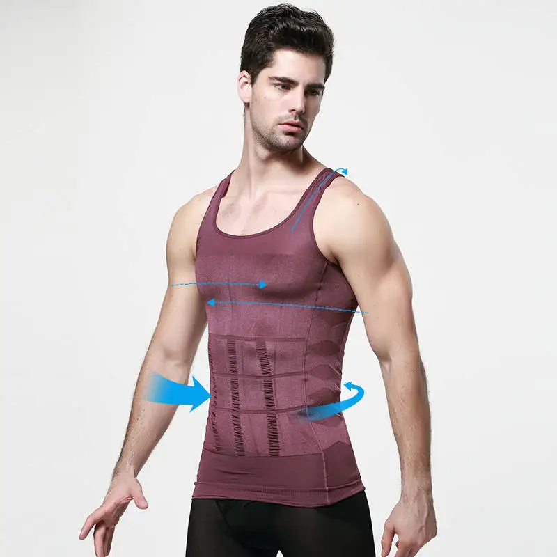 Мужские утягивающие майки Abdo бесшовные майки|tank top|top tanktight vest |