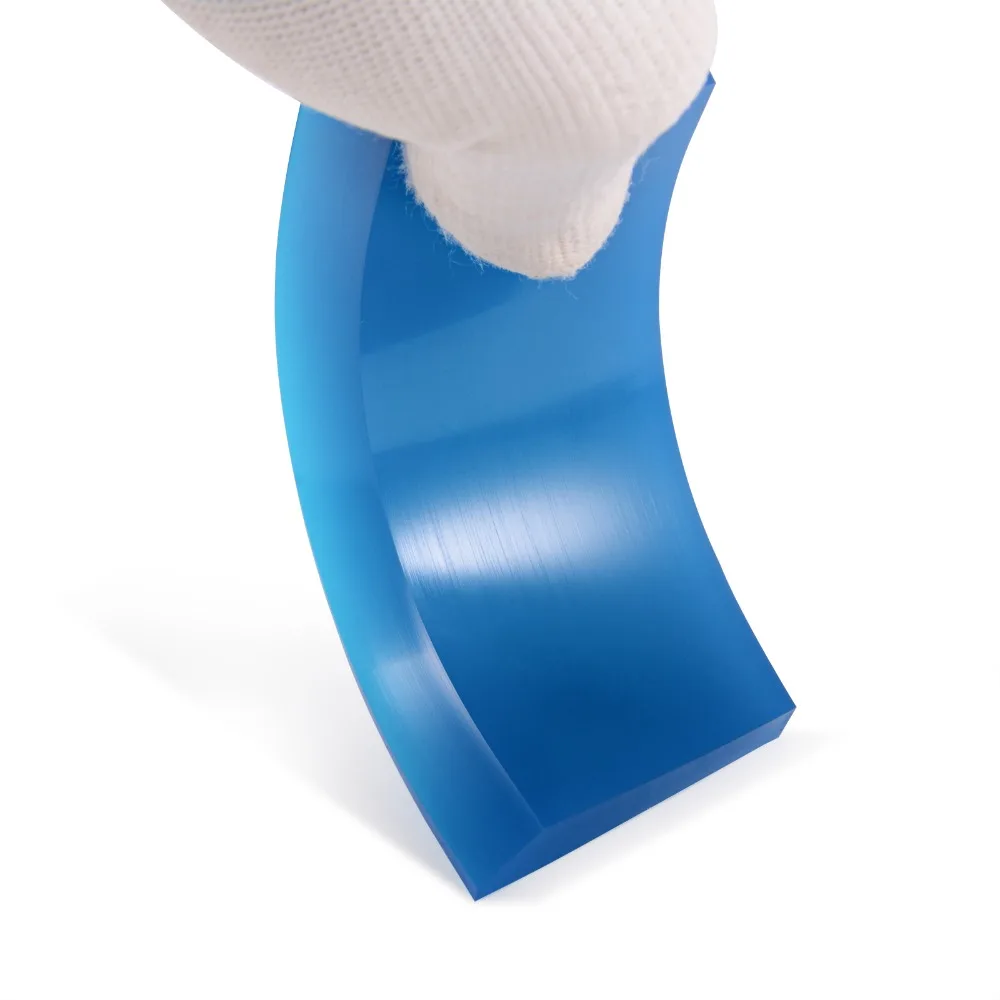 

EHDIS Vinyl Film Car Wrap Blue Ice Snow Shovel Spare Blade For Rubber Handle Squeegee Scraper Car Cleaning Tool Window Tint Tool