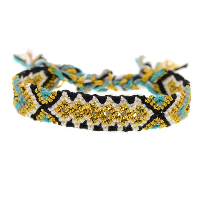 WELLMORE BOHO стильные браслеты для женщин ручной работы из хлопка очаровательные