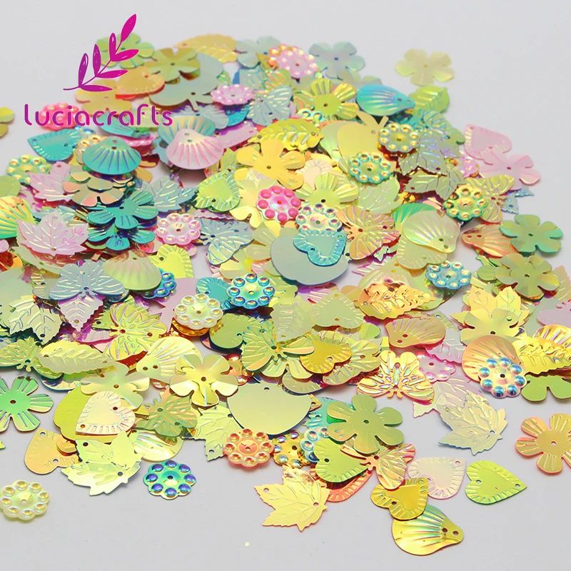 Lucia crafts 20 г/лот свободная тесьма с пайетками для шитья вечерние свадебные ремесла