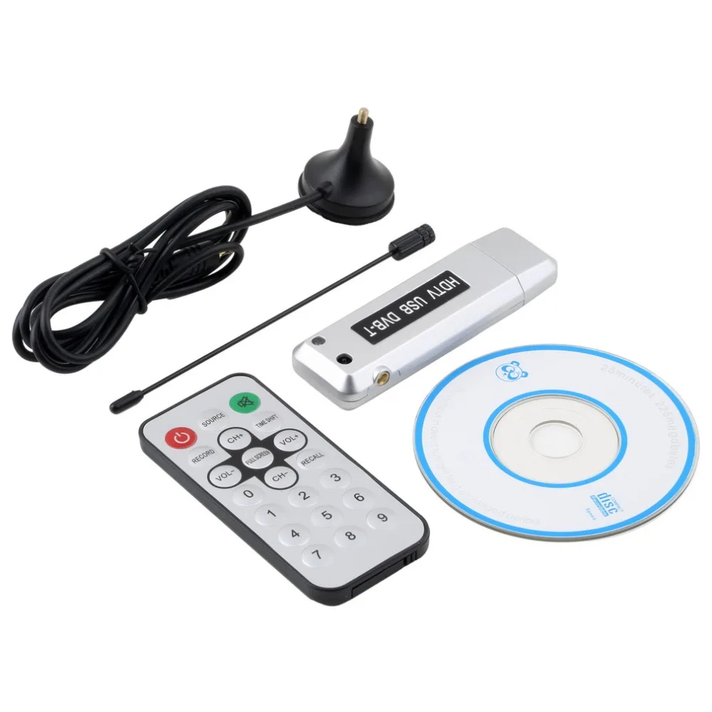 USB 2 0 DVB T приемная полоса пропускания (6/7/8 МГц) радио цифровой ТВ приемник HDTV тюнер