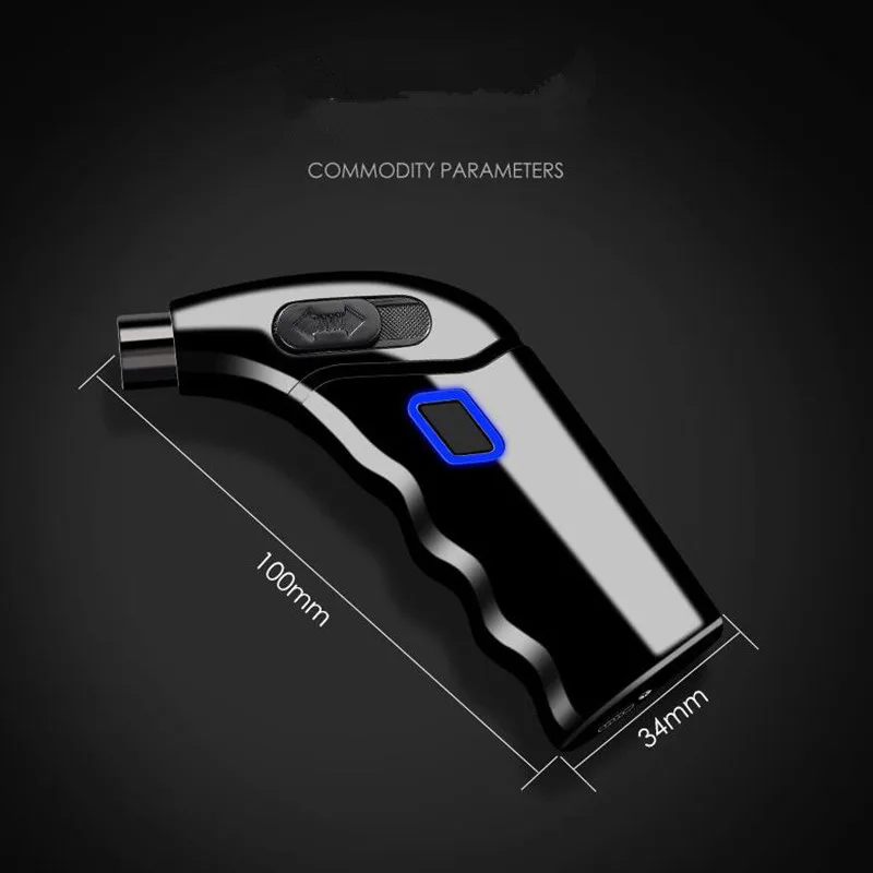 Новая мода творческий USB ветрозащитный негорящий сильный двойной для Плазменно