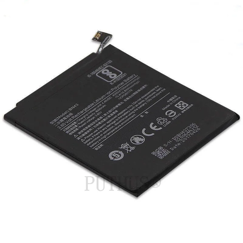 Xiao Mi BN43 запасная батарея для Xiaomi Redmi Note 4X 4 X/Note global Snapdragon 625 4000 мАч