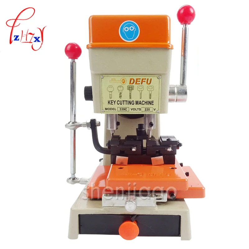 339C вертикальный резак для ключей Defu, режущий станок для дублирования ключей, защитные ключи слесарные инструменты, набор замков 220 В/50 Гц
