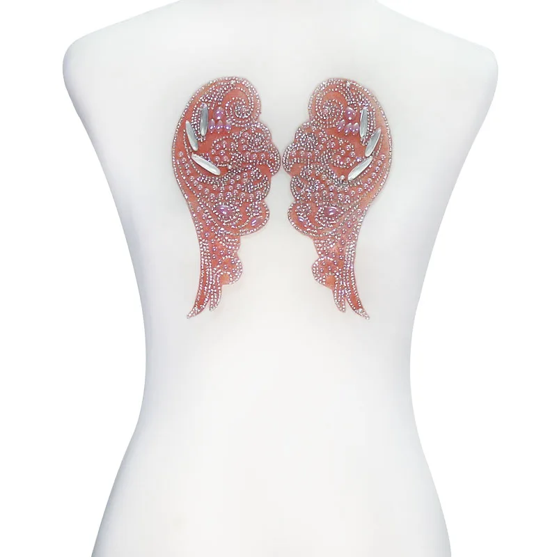 5 пар зеркальные бусины стразы с горячей фиксацией железная аппликация заплатки