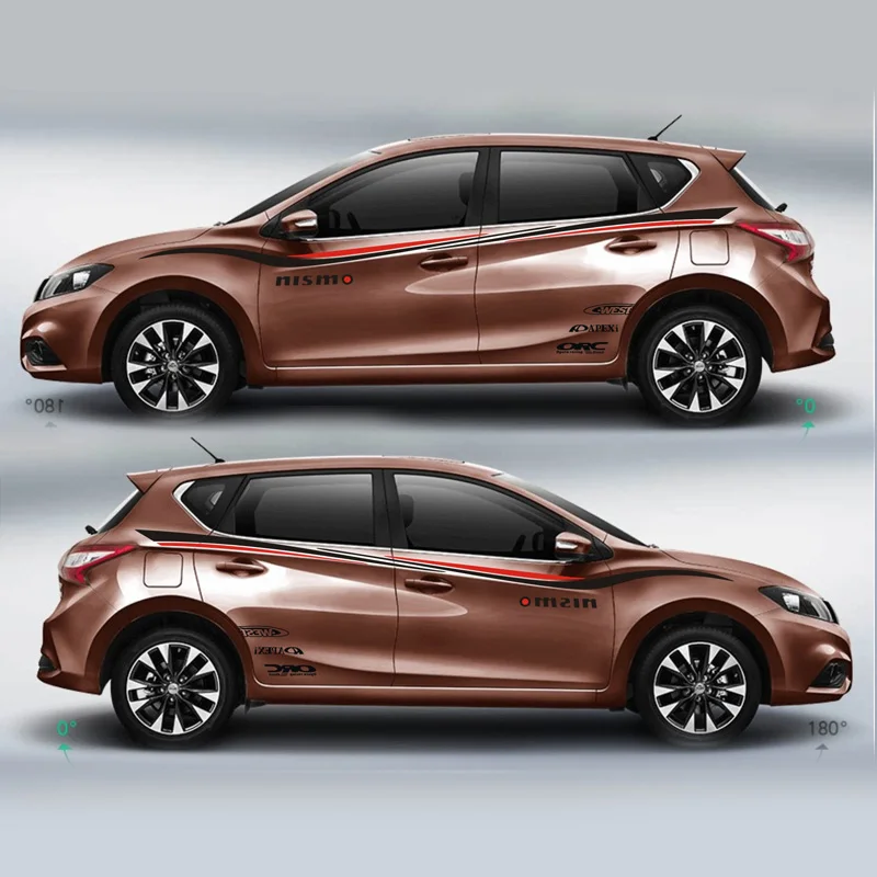 Автостайлинг TAIYAO Спортивная Автомобильная наклейка для Nissan Tiida Mark Levinson