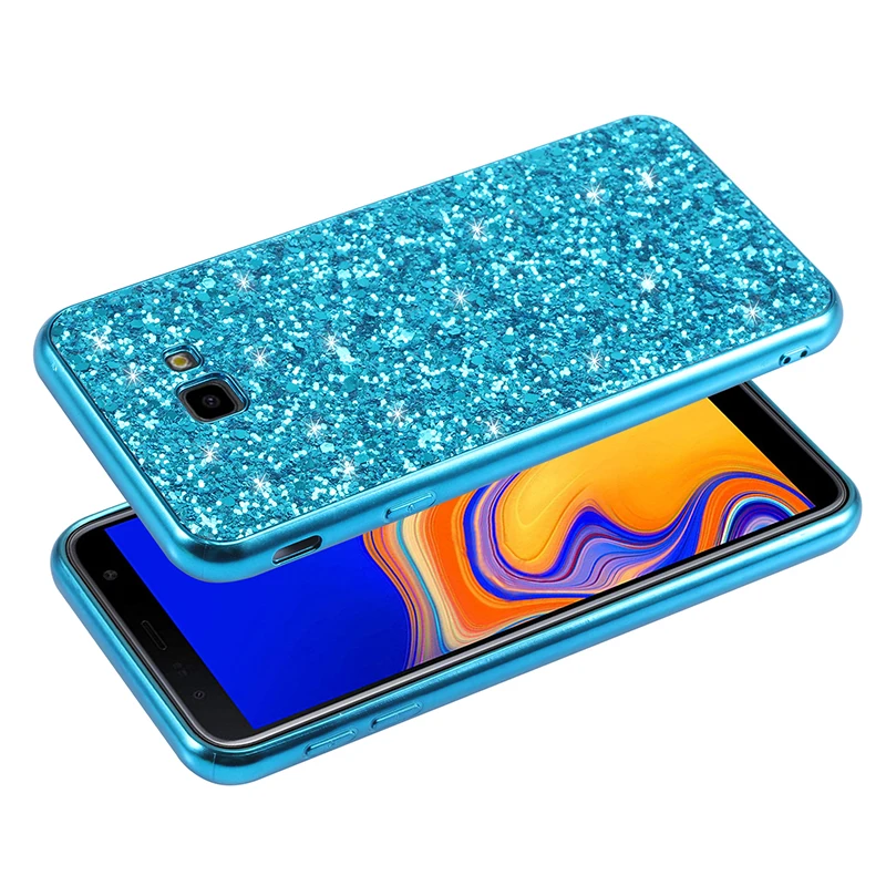 Showkoo покрытие корпуса блестящий чехол для телефона samsung Galaxy J4 плюс 2018 мягкий