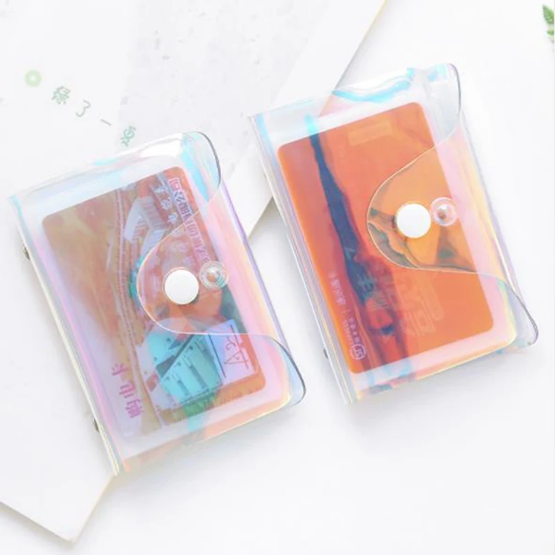 

Чехол-кошелек унисекс, прозрачный, с Rfid-защитой, 20 бит