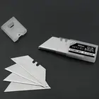 10 шт., специальные лезвия для ножей, универсальный стальной нож, сменные трапециевидные лезвия, ремесленный ремешок для творчества, инструмент