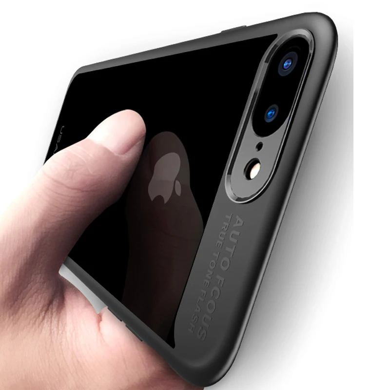 Тонкий роскошный чехол YKZ для iPhone X 8 7 6 5 SE Plus Ультратонкий из поликарбоната и ТПУ