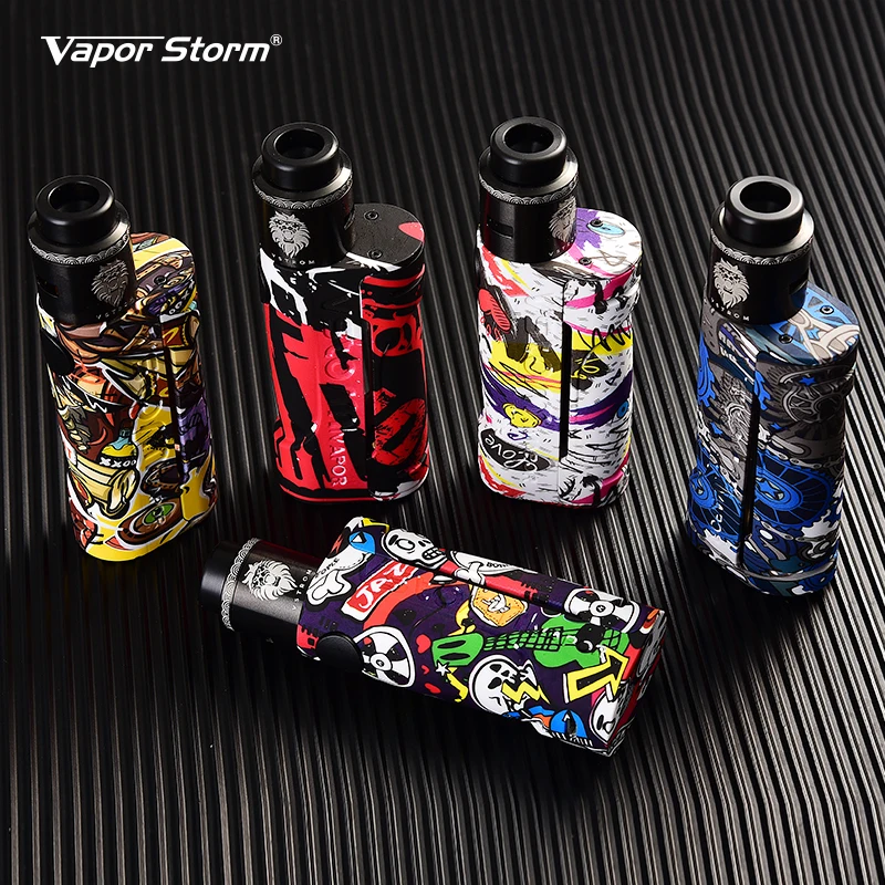 Оригинальный Vapor Storm ECO Bypass Mod Max 90 Вт 510 Lion RDA 24 мм DIY 3 этапа управления потоком