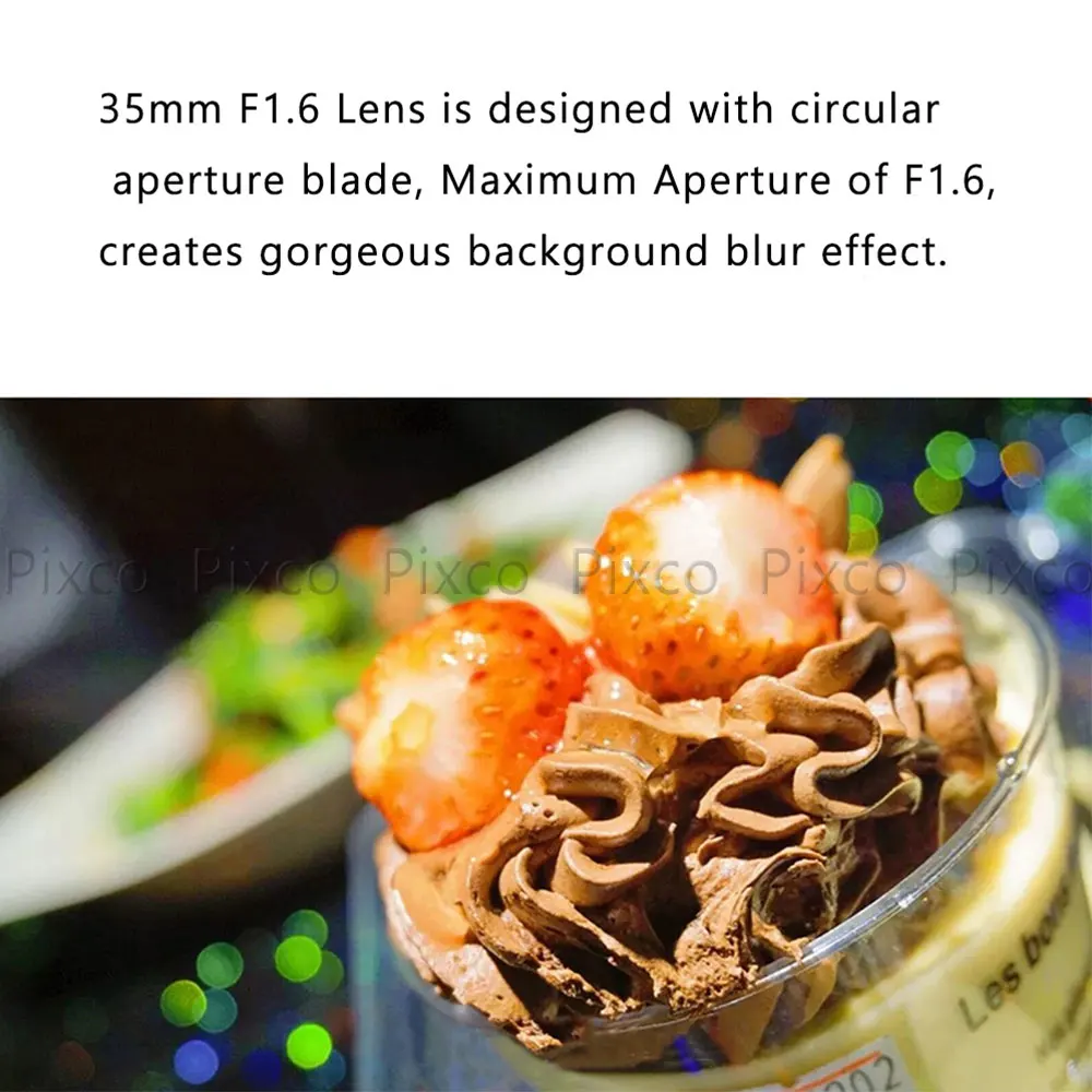 35 мм F/1 6 для Sony E Fujifilm FX Micro 4/3 EO S.M Крепление объектива с большой диафрагмой HD MC