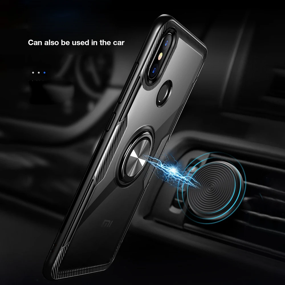 Eqvvol автомобильный Магнитный чехол для телефона Xiaomi Mi 8 se Lite прозрачный Redmi Note 5