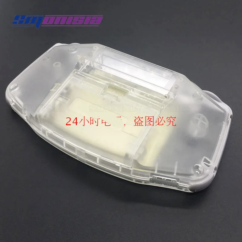 1pcs-20pcs Transparent White Shell Cover Conductive Adhesive Buttons Back Glass Screen for Nintendo GBA |