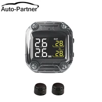 m3 c wireless motorcycle tpms real tire pressure monitoring system externe universal 2 external internal sensors lcd display