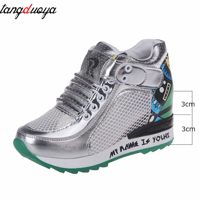 Женская обувь на платформе tenis feminino повседневная танкетке женская летняя из