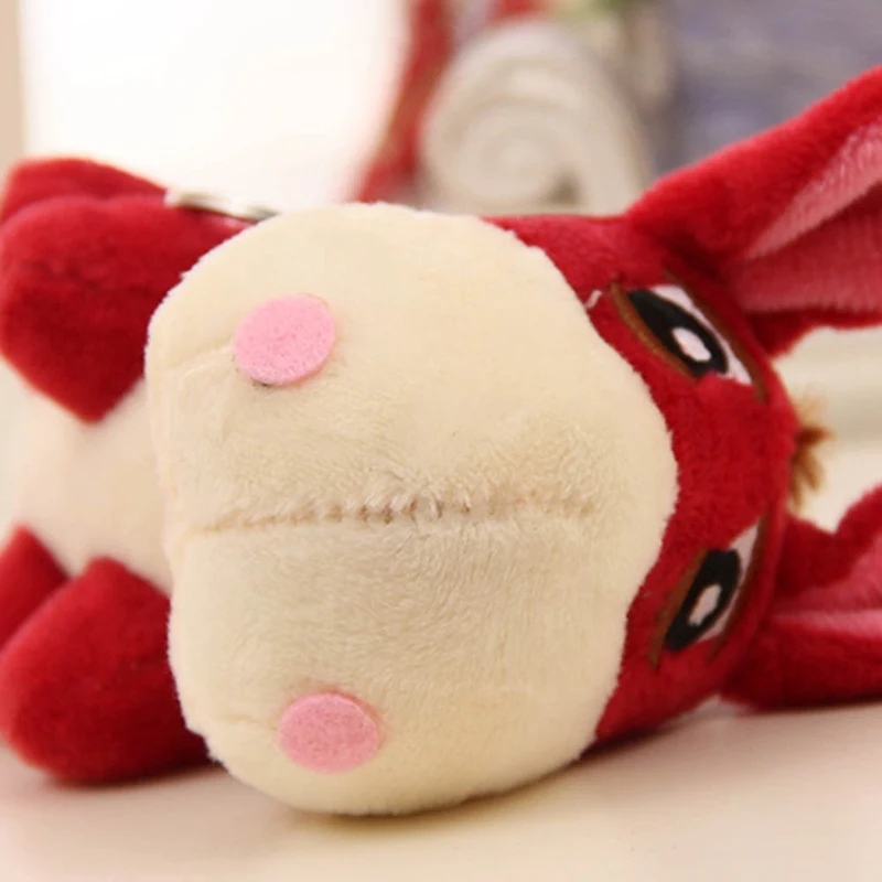 12 см Kawaii маленький плюшевый Ослик Игрушки милые мини-подвески мягкие животные куклы детские игрушки подарки на день рождения сумка аксессуар