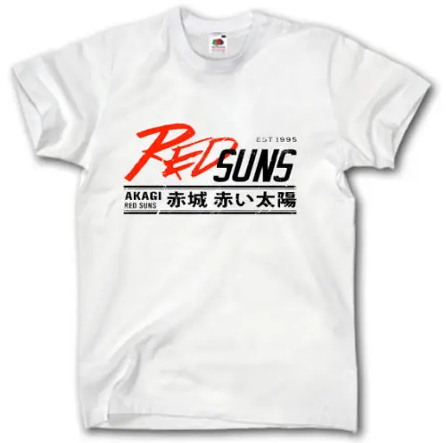 Новый 2019 Мужская мода высокое качество футболки Initial D S 3Xl красные солнца аниме