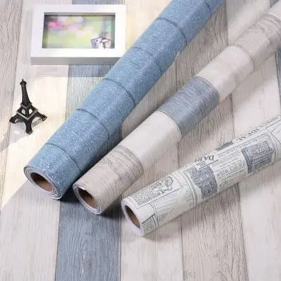 Утолщенные самоклеющиеся Настенные обои для спальни средиземноморские шкаф