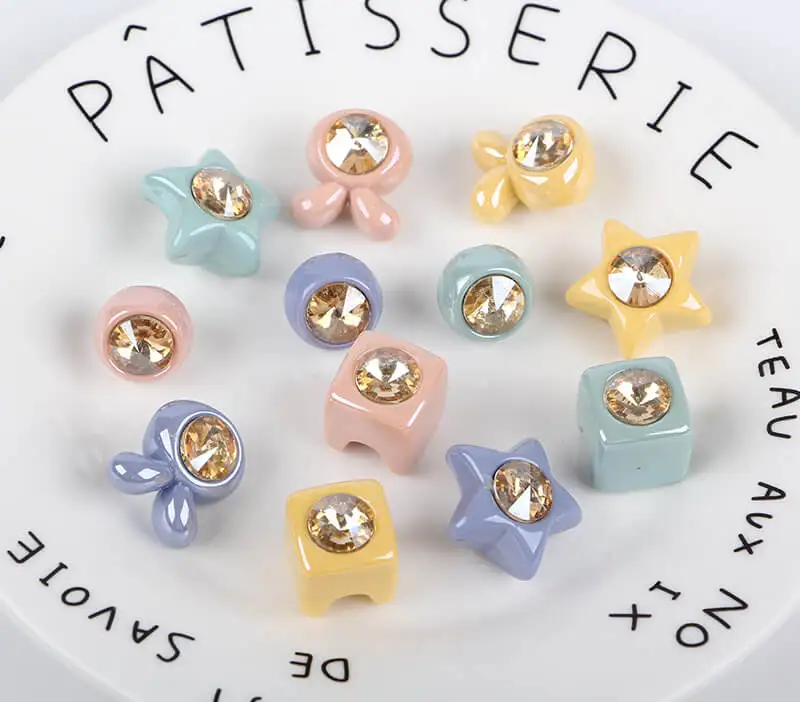 

Korean Fresh kids GirlJewelry Pearl Hair Accessory Leather Tendon Rabbit DIY Hair Dressing Rope Material Beads