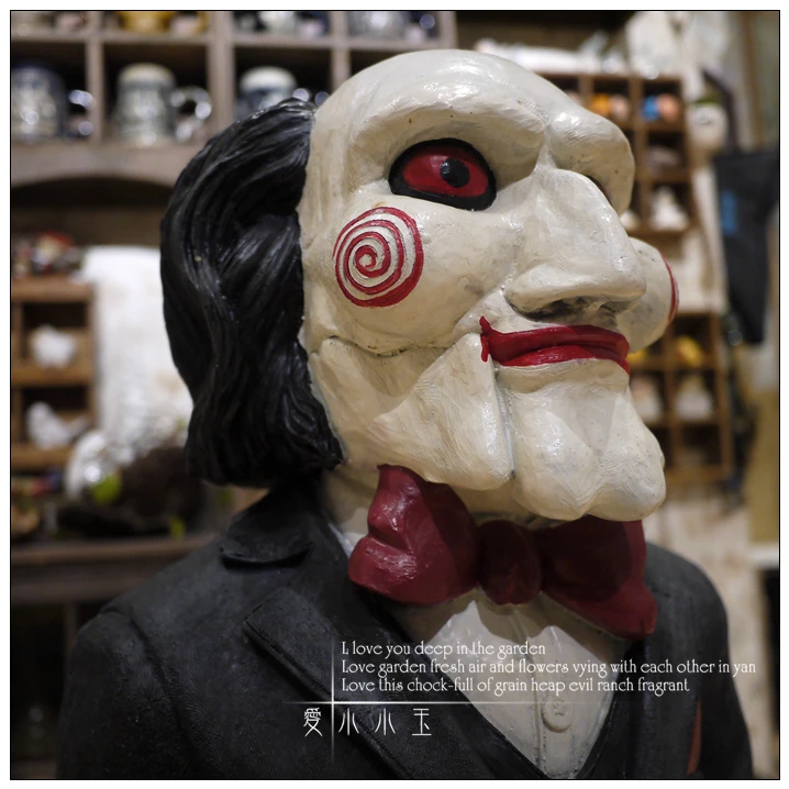 [Пила] украшения для кукол Билли украшение Хэллоуина в виде дома с привидениями