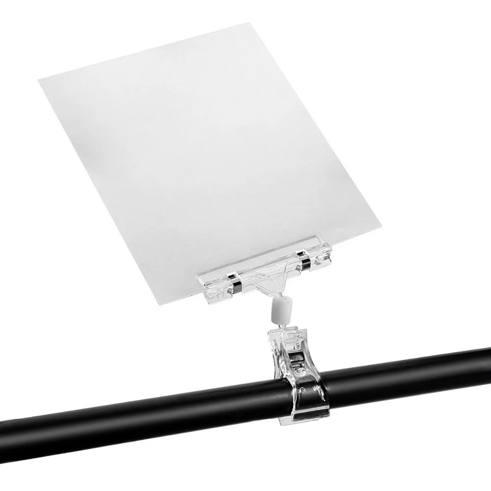 20 шт. зажимы для вывесок держатель вывесок|clip on|stand clipclip stand |