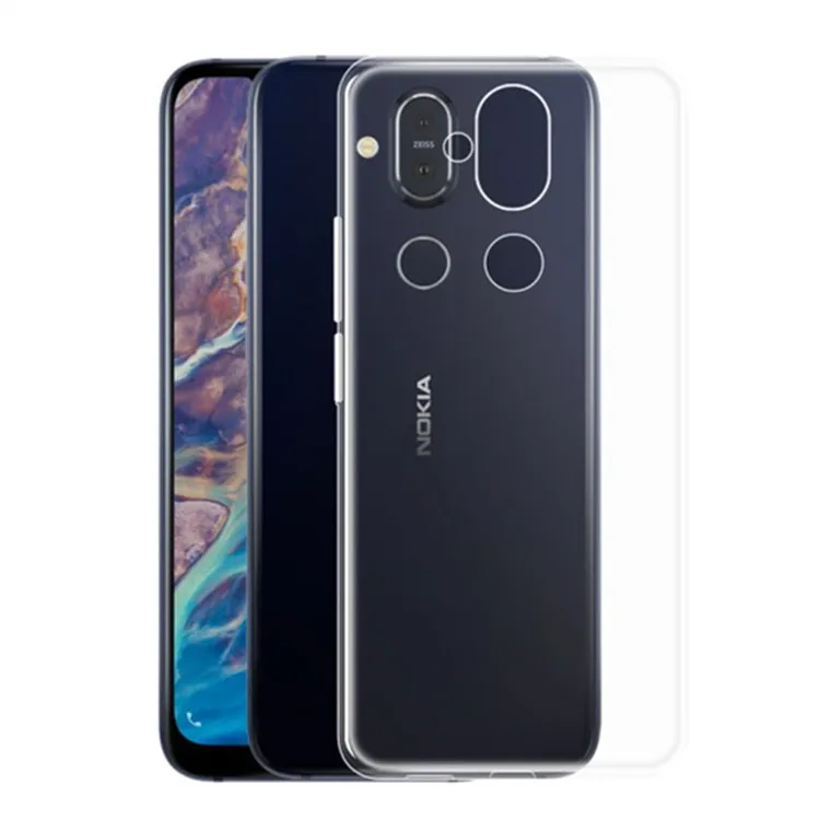Для Nokia 8 1 чехол 2018 ультра тонкий прозрачный мягкий TPU TA-1119 TA-1128 Phoenix Nokia8.1 |