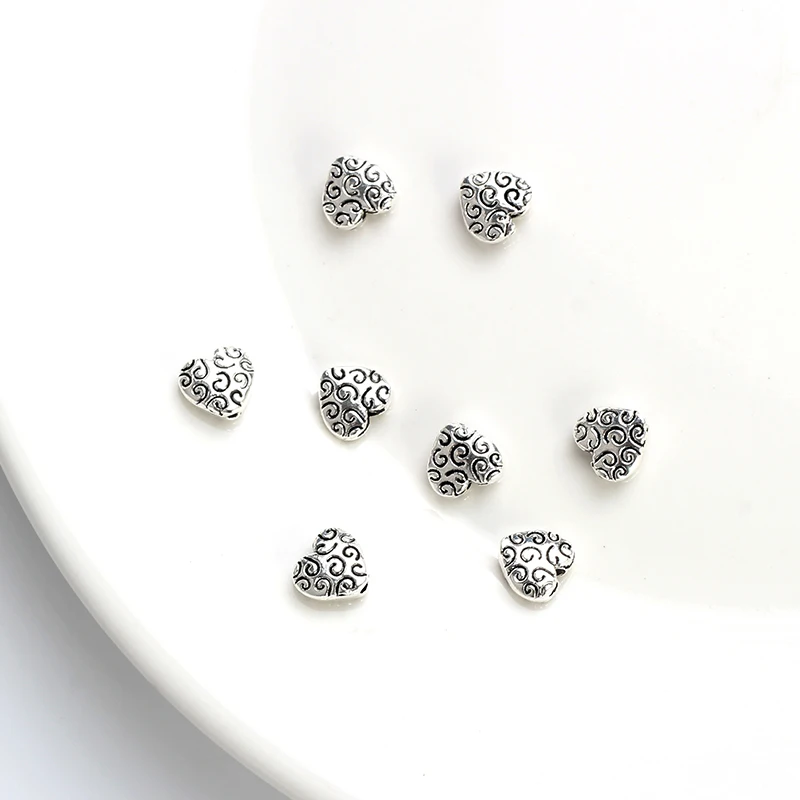 Винтажные бусины MEIBEADS из цинкового сплава антикварные треугольные