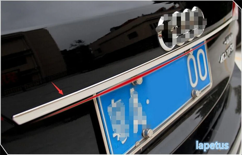 

Lapetus Rear Trunk Lid Cover Tailgate Trim Hatch Back Door Handle Molding Boot Garnish 1 Pcs Fit For Audi Q5 2013 2014 2015 2016