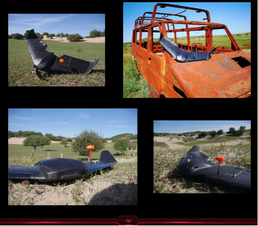 Skyzone THEER FPV Flying Wing 860 мм размах крыльев EPP RC самолет с PDB и светодиодный модуль