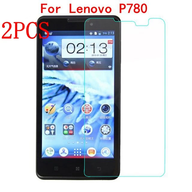 Оригинальное закаленное стекло для Lenovo P780 2 шт. защитная пленка экрана | Мобильные