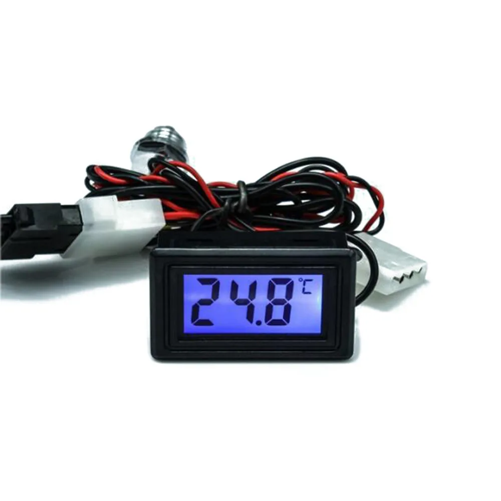 G1/4 the Display with Thermometer Digital For Water Liquid Cooler System CPU fitting | Компьютеры и офис