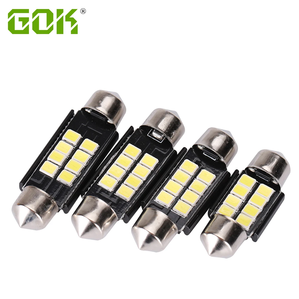 2 x Canbus Led гирлянда 8SMD 31 мм 36 39 42 sv8 5 C10W C5W 2835 прибор для поверхностного монтажа