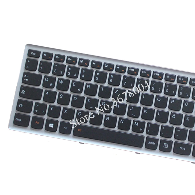 Новая немецкая клавиатура для ноутбука Lenovo Ideapad Z500 Z500A Z500G P500 с подсветкой Led GR