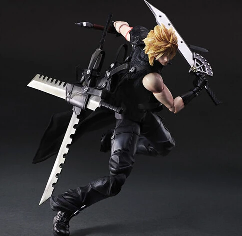 Final Fantasy Action Figure Play Arts коллекция игрушек Kai Cloud Strife игра Playarts PA34|toy doll stroller|toy schnauzerdoll