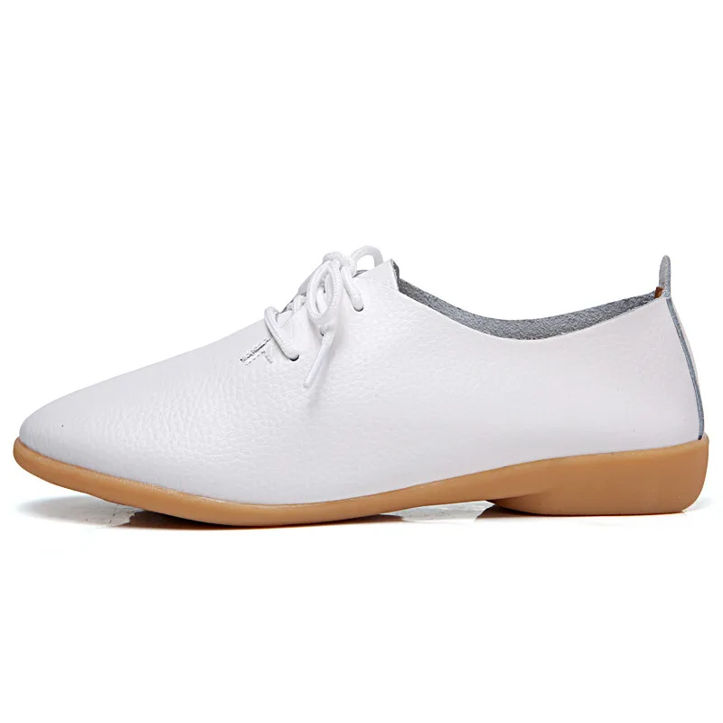 Туфли женские BEYARNEGenuineLeather на плоской подошве летние размер 35-44E176 | Обувь