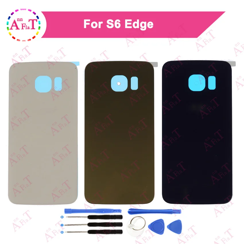 10 шт./лот Запасное стекло для Samsung Galaxy S6 S6edge G920F G925F крышка батареи Задняя Дверь