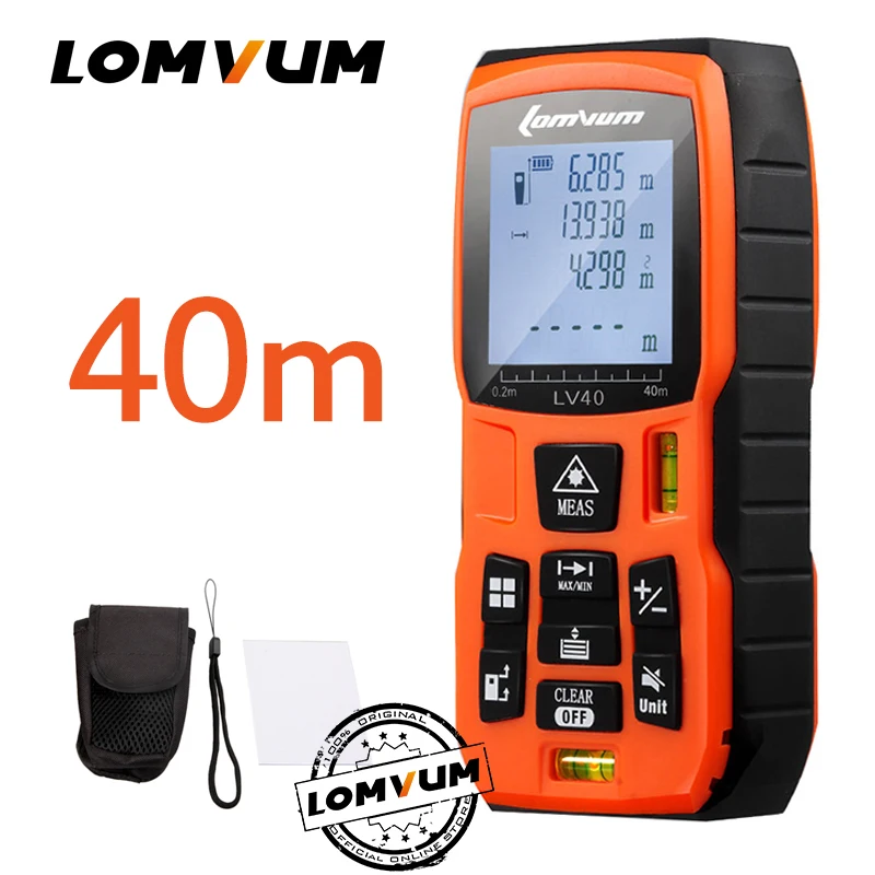 LOMVUM 40 м чехол Trena измерительная лента Medidor Лазерная линейка цифровой измеритель