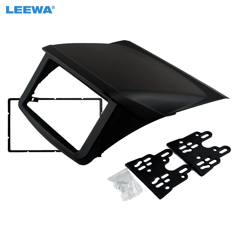 LEEWA 2DIN радиоприемник DVD стерео панель монтажная отделка комплект рамка для Mitsubishi